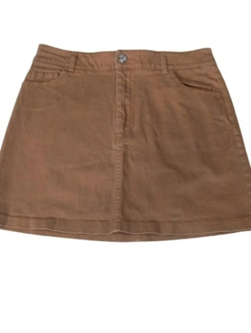 Forever 21 Brown Denim Skirt